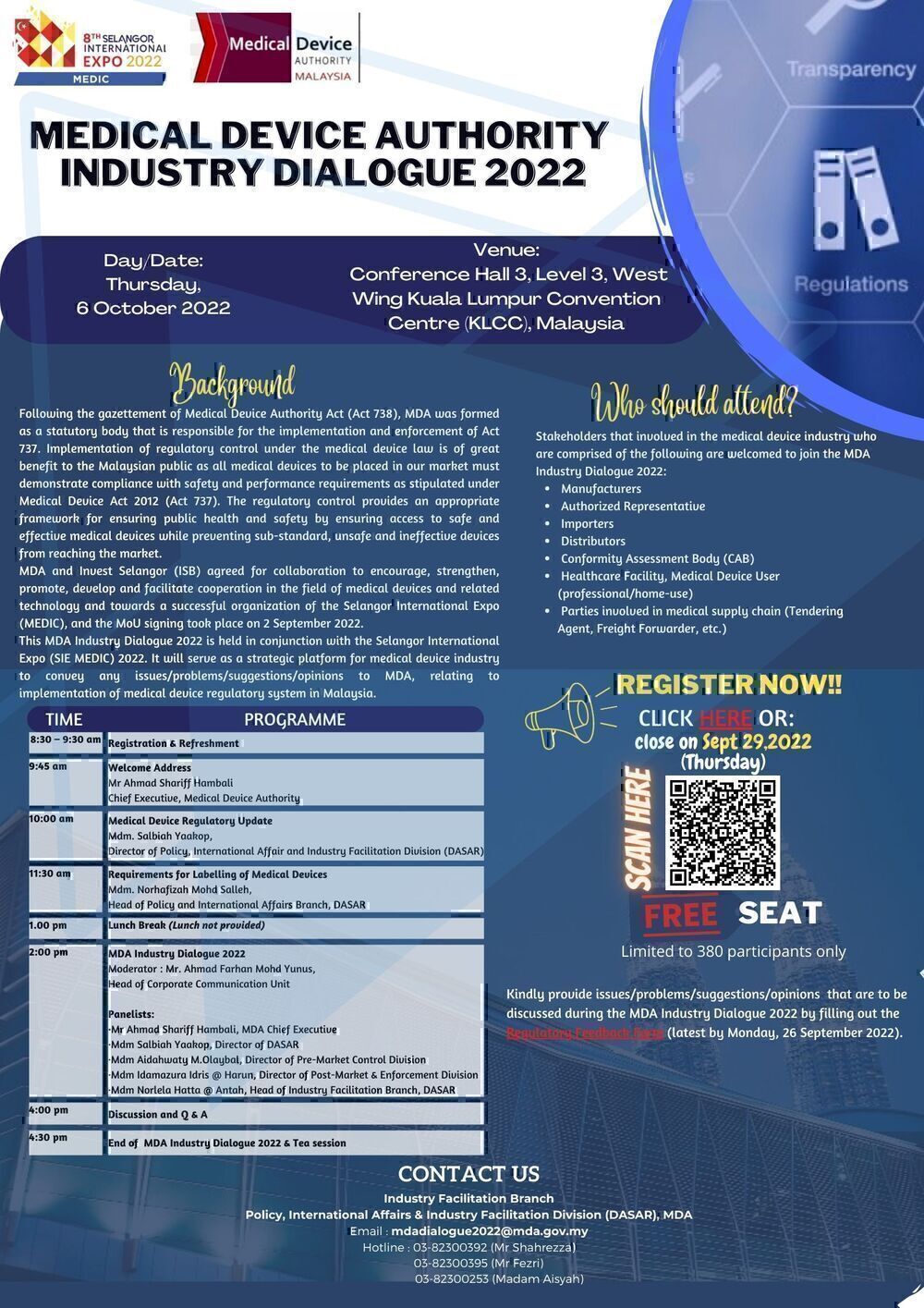 MDA Industry Dialogue 2022